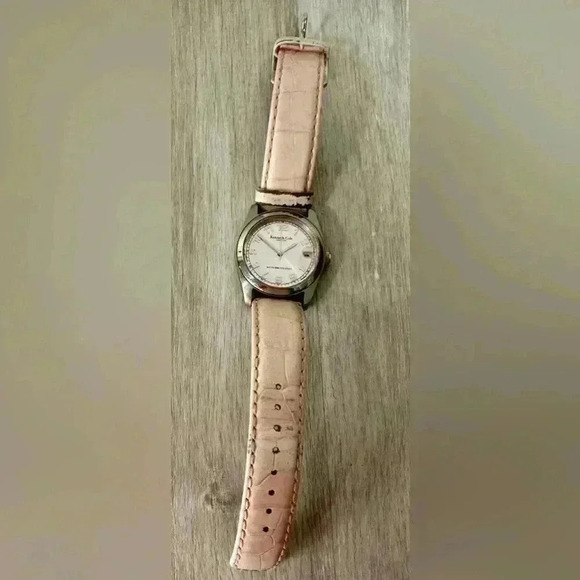Kenneth Cole Pink Mettalic Dial Ladies Sport Watch - Picture 1 of 14
